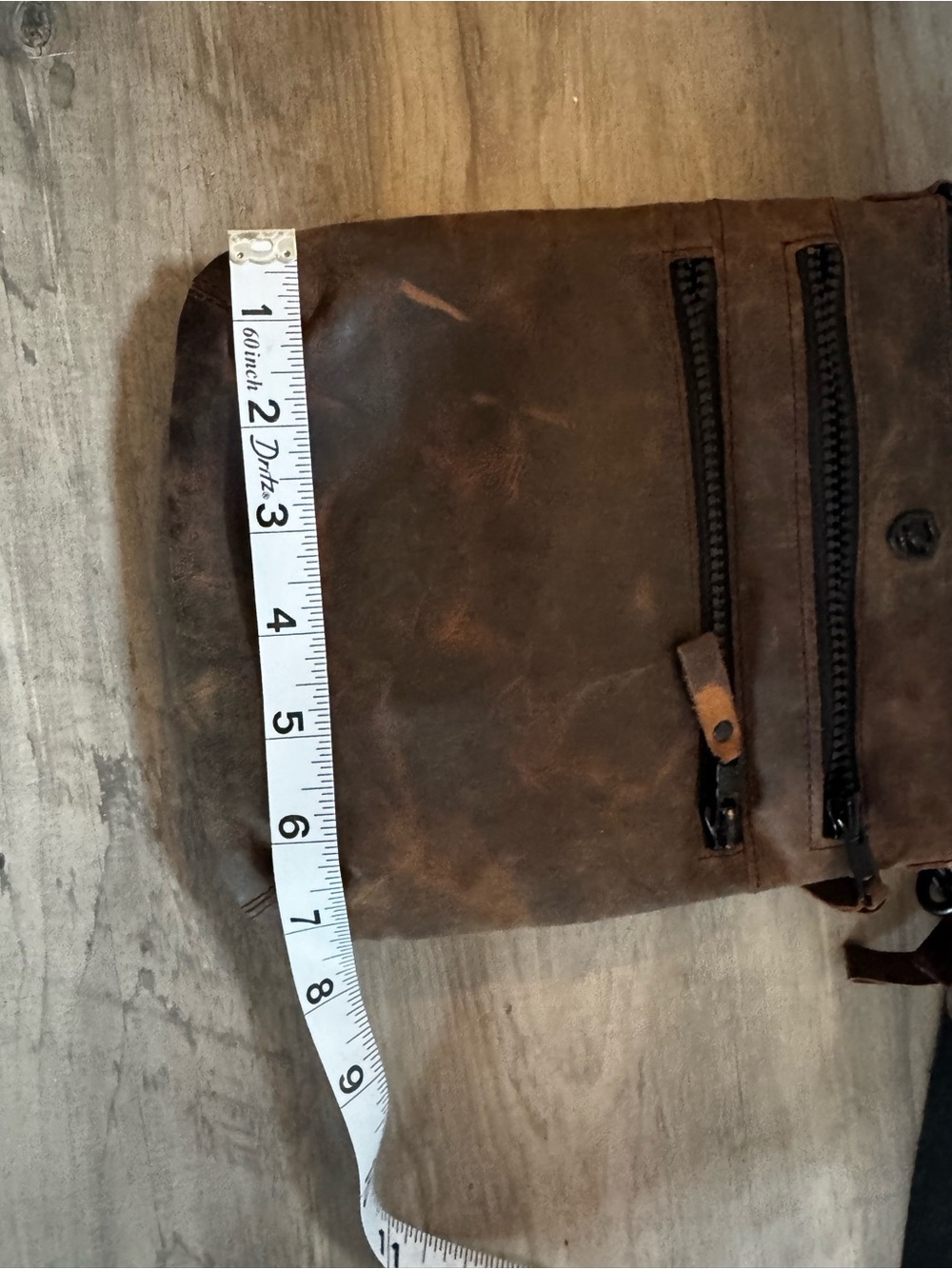 Brown Leather Crossbody Bag - Picture 3 of 5